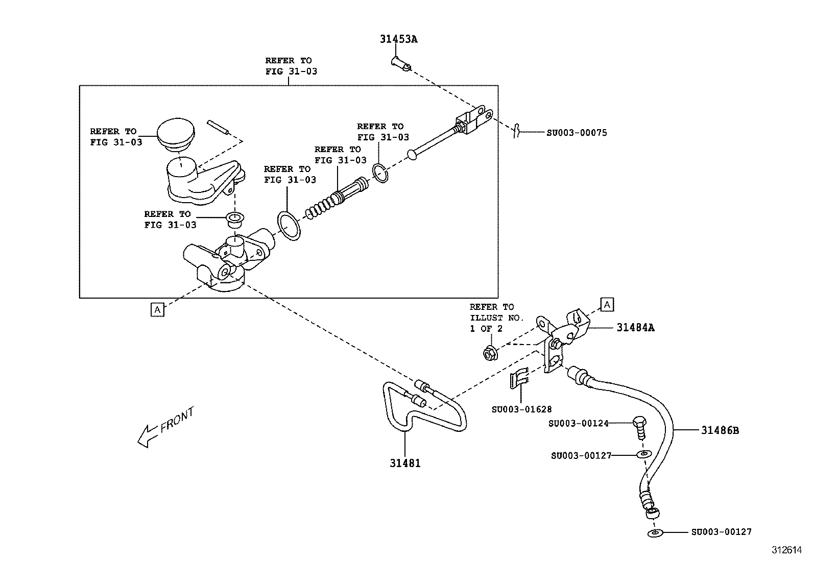  86 |  CLUTCH PEDAL FLEXIBLE HOSE