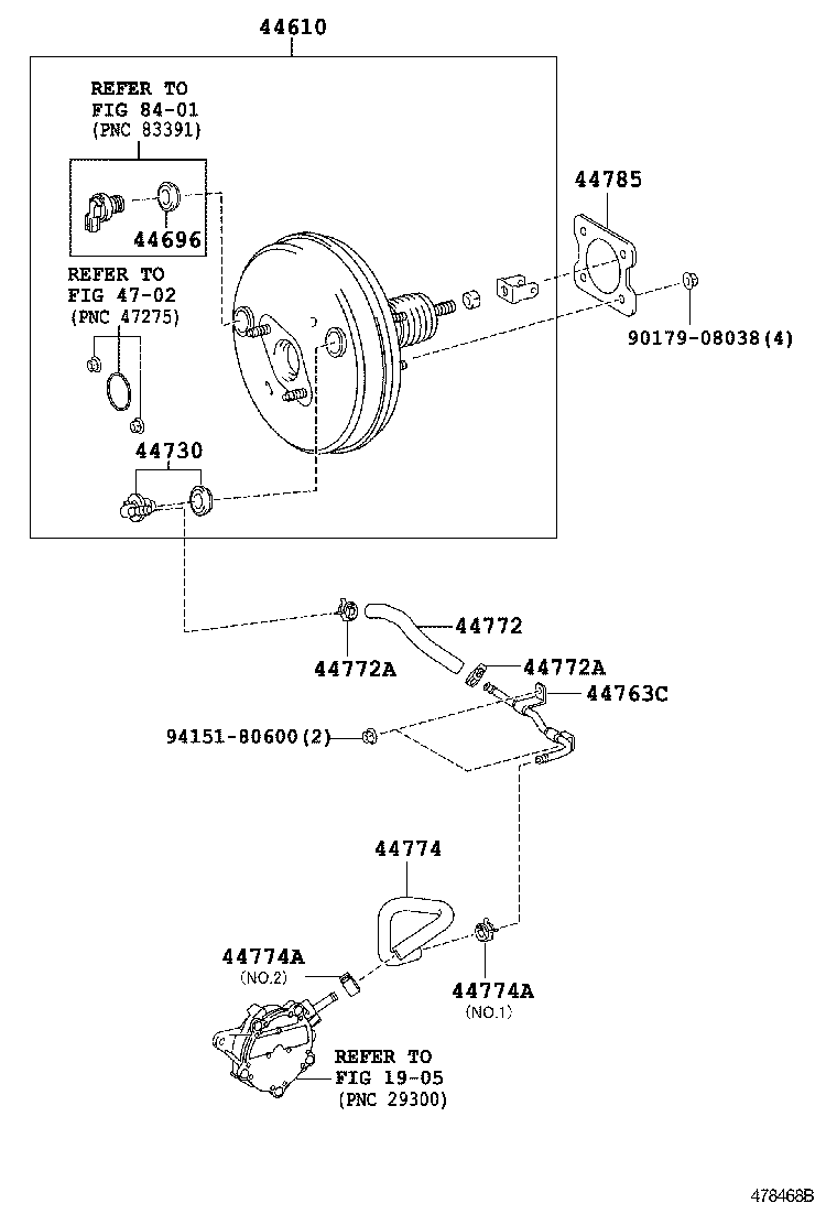  AURIS |  BRAKE BOOSTER VACUUM TUBE