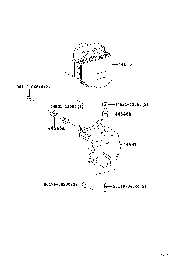  HARRIER |  BRAKE TUBE CLAMP