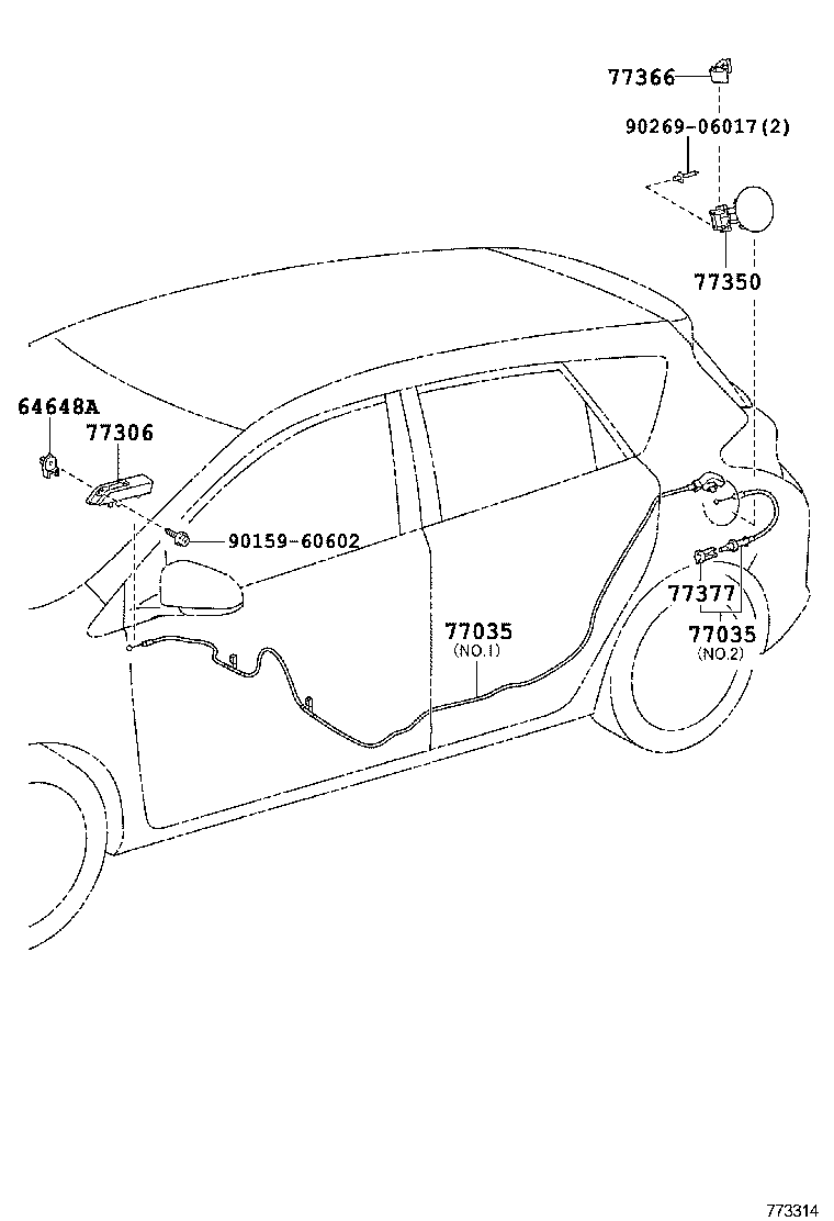  AURIS |  FUEL TANK TUBE