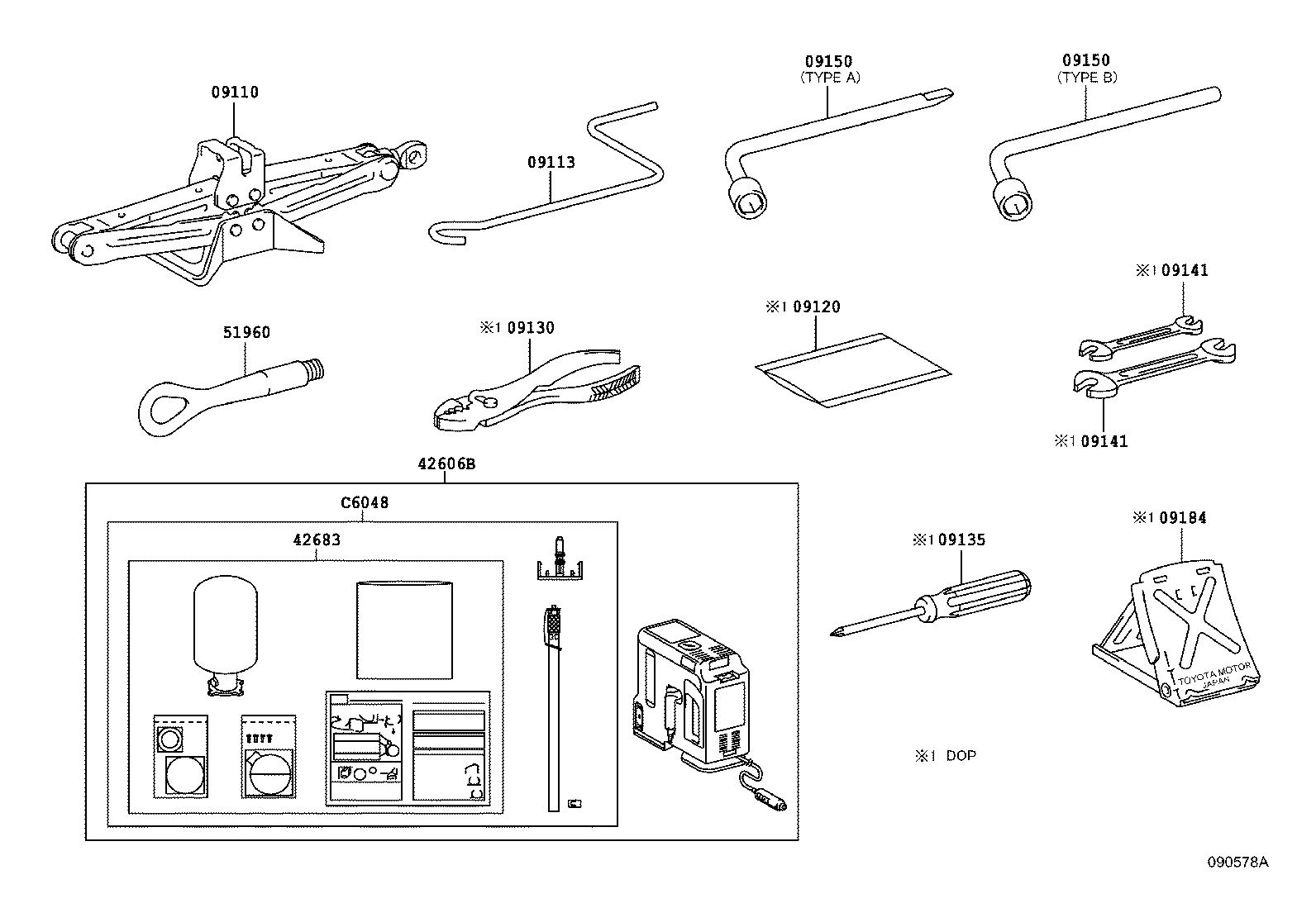  CT200H |  STANDARD TOOL