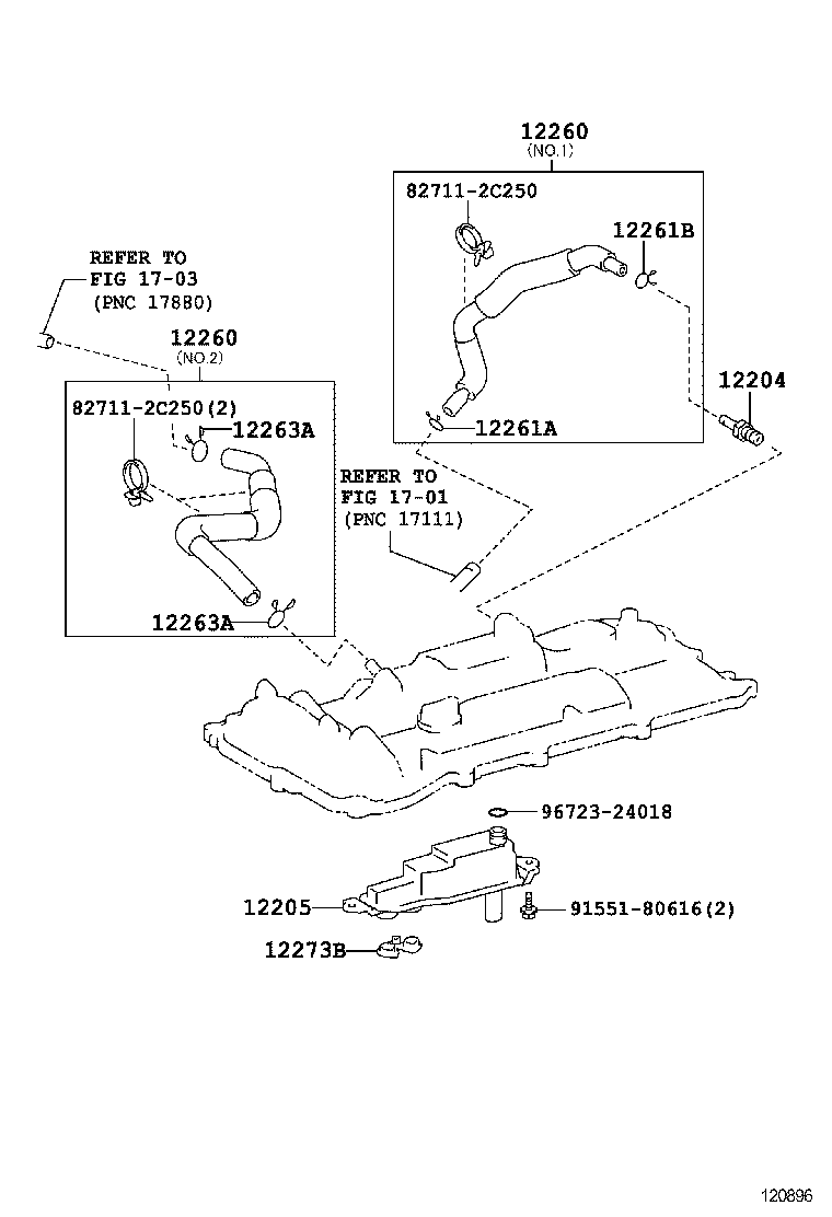  IS250 350 300H |  VENTILATION HOSE