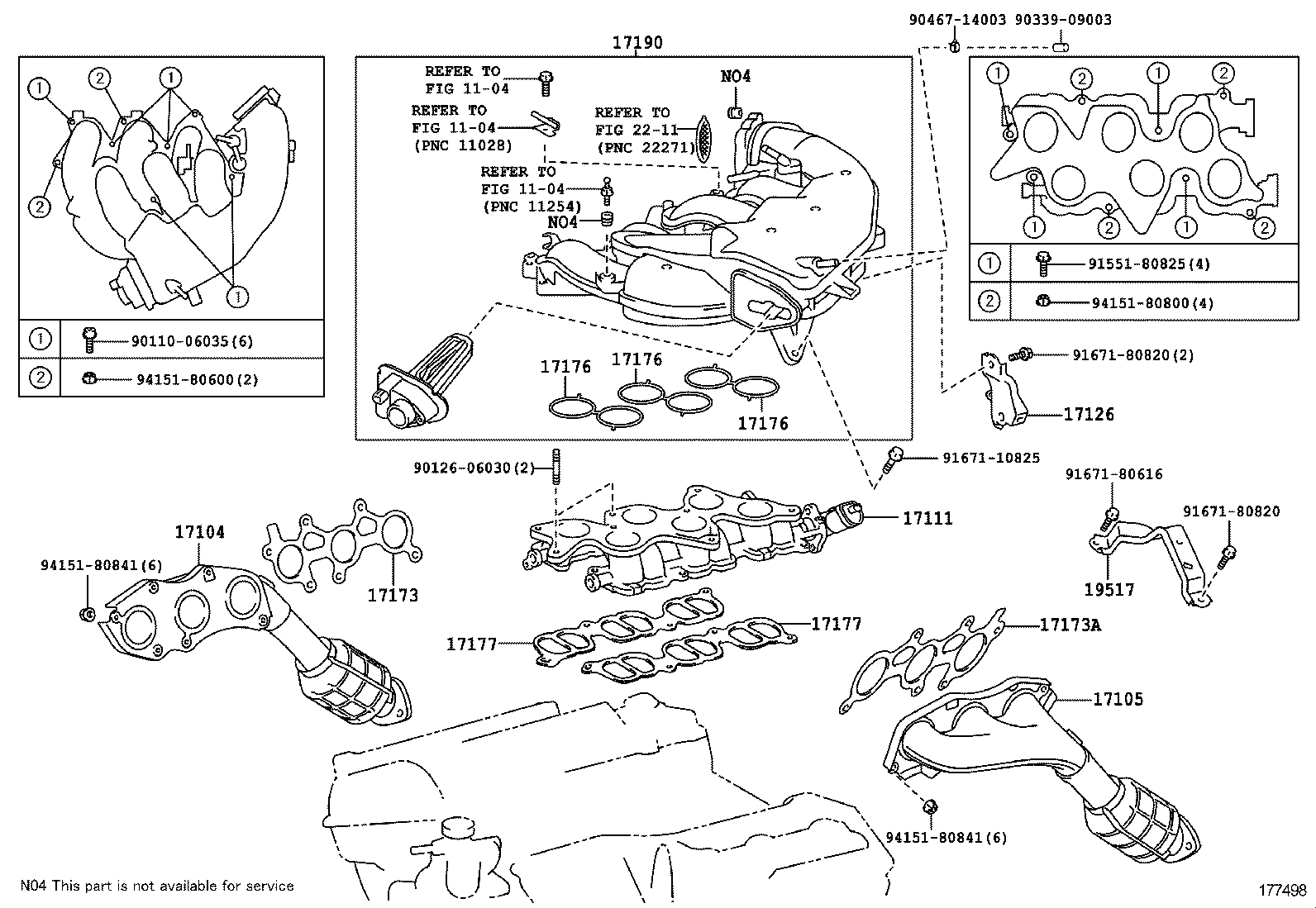  GS250 350 450H |  MANIFOLD