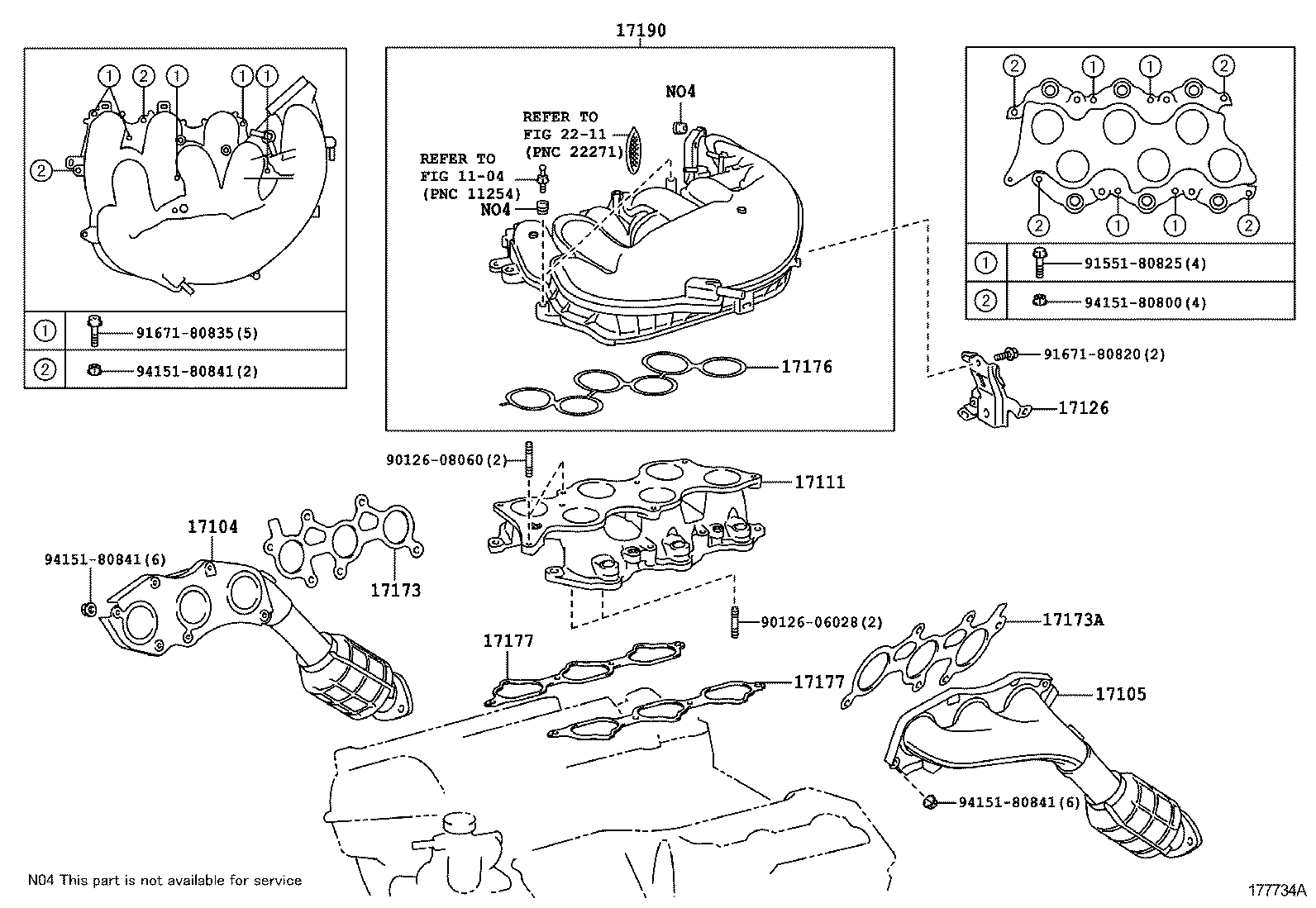  GS250 350 450H |  MANIFOLD