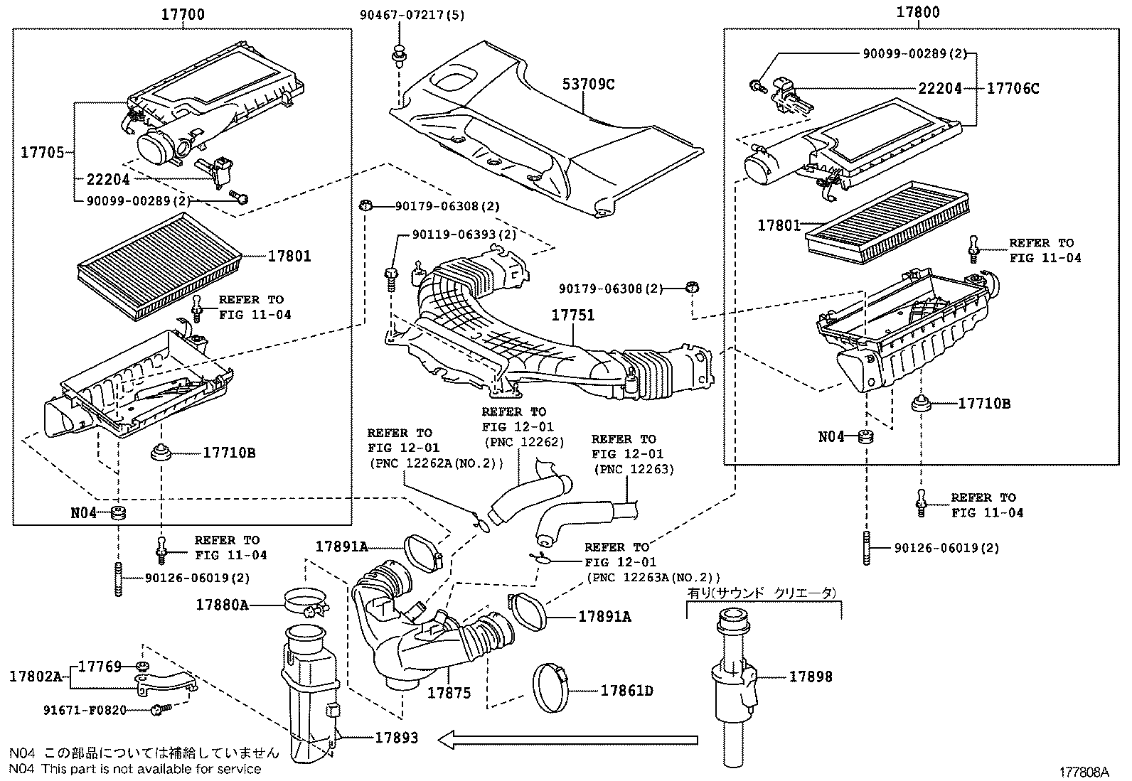  LS460 460L |  AIR CLEANER