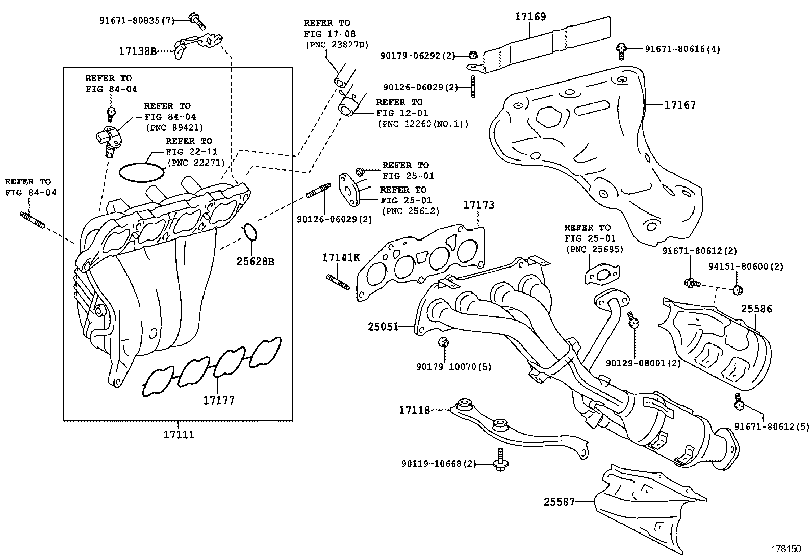  GS250 350 450H |  MANIFOLD