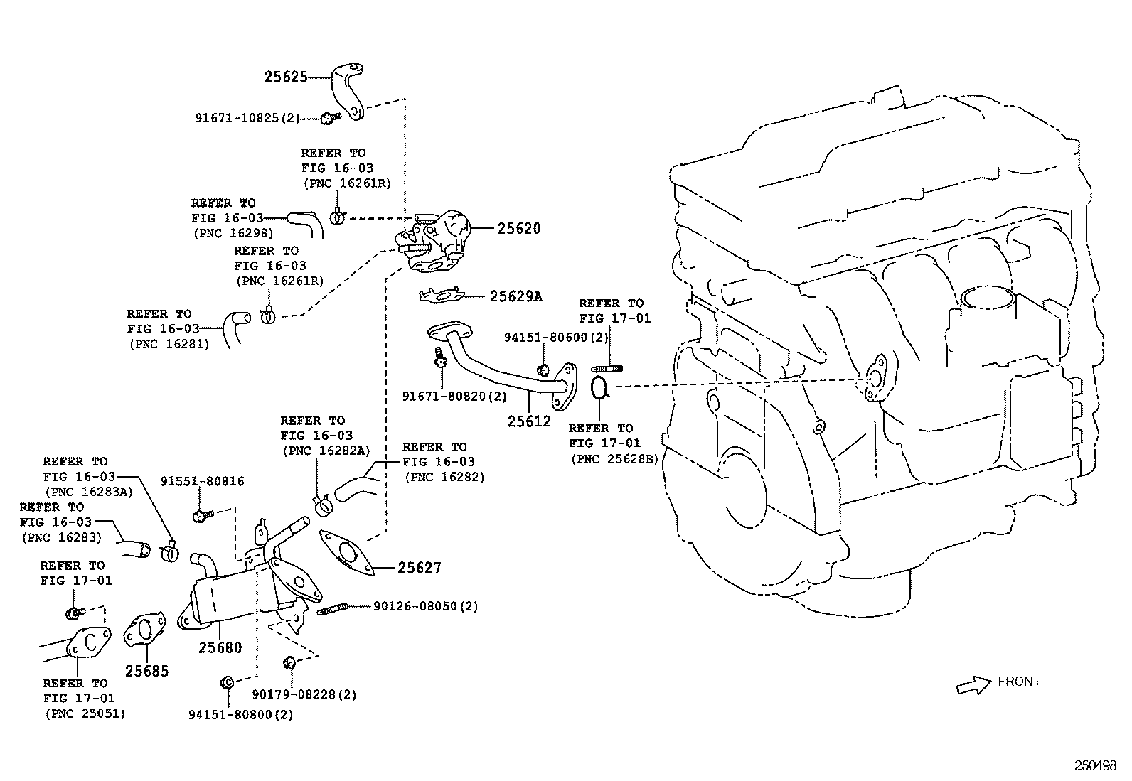  GS250 350 450H |  EXHAUST GAS RECIRCULATION SYSTEM