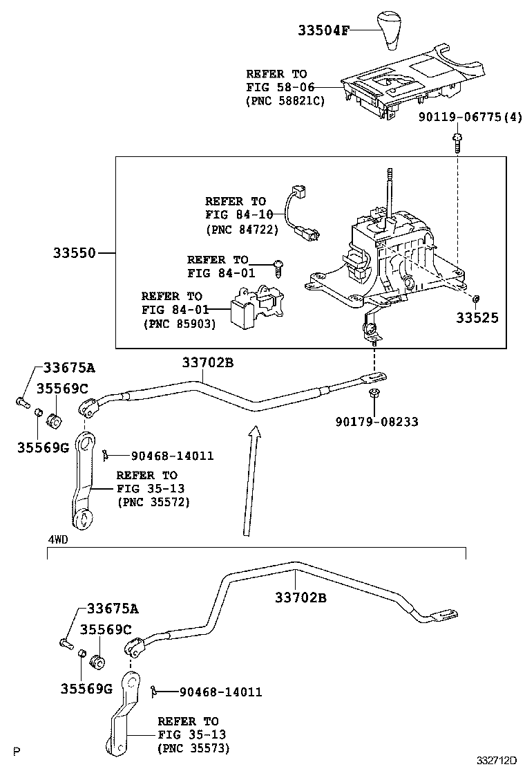  IS250 350 |  SHIFT LEVER RETAINER