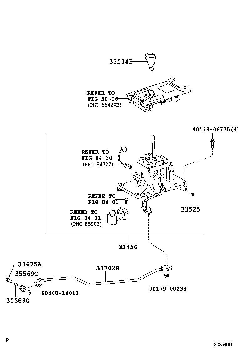  IS F |  SHIFT LEVER RETAINER