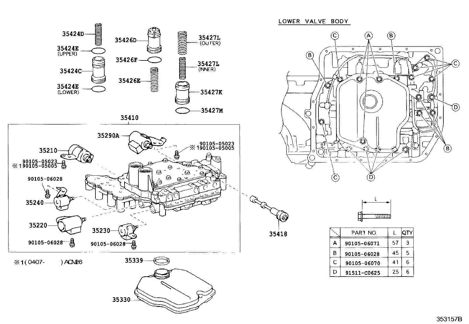  IPSUM |  VALVE BODY OIL STRAINER ATM