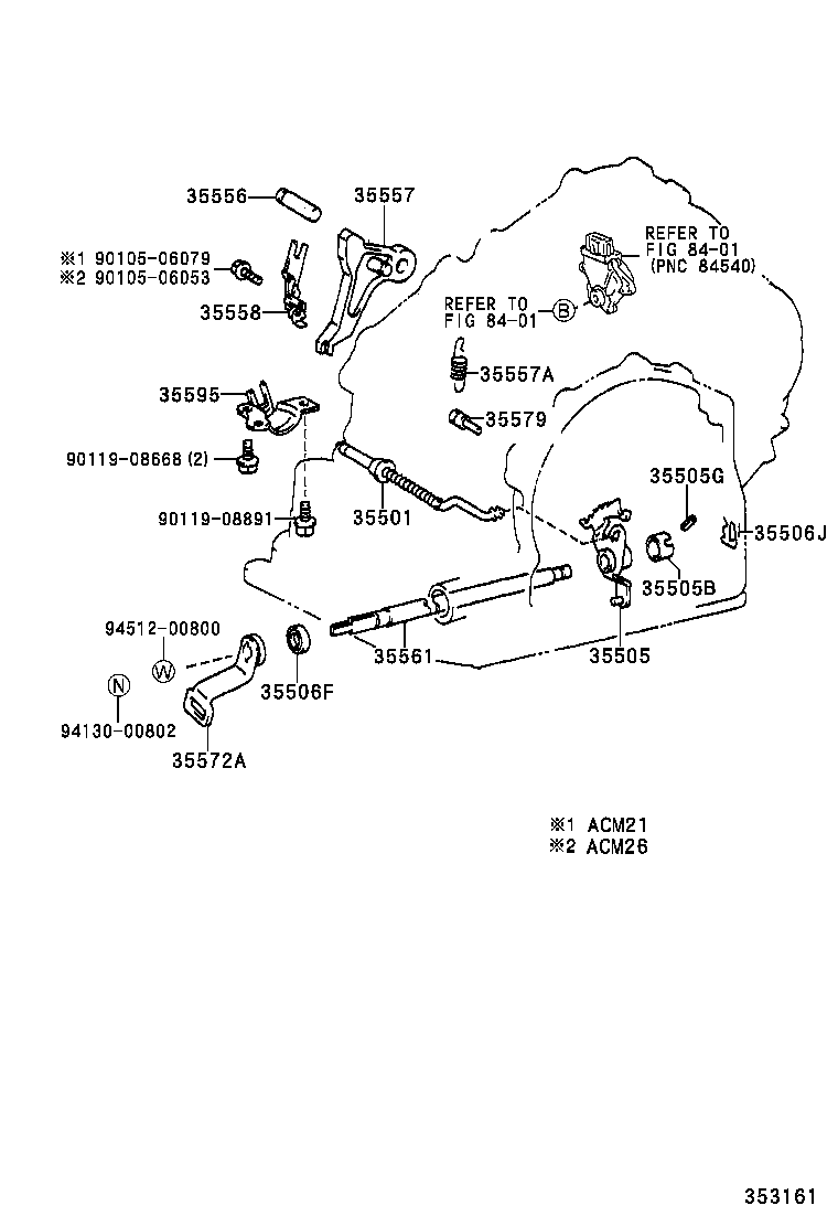  IPSUM |  THROTTLE LINK VALVE LEVER ATM