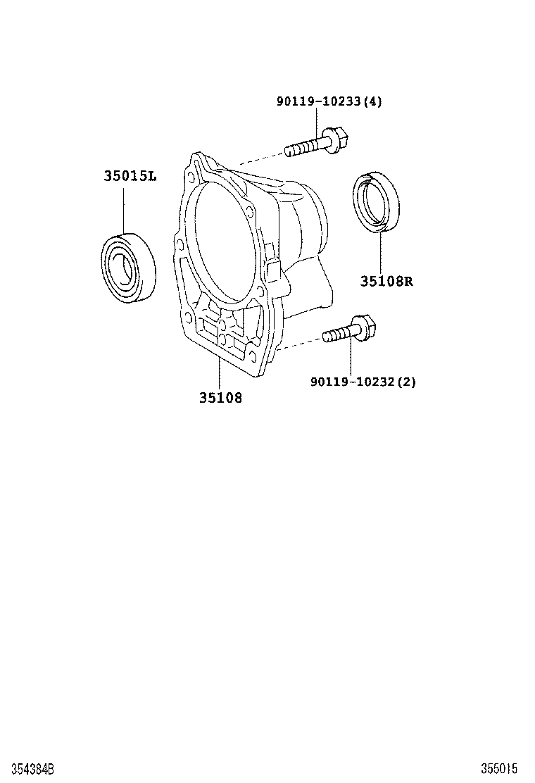  IS250 350 |  EXTENSION HOUSING ATM