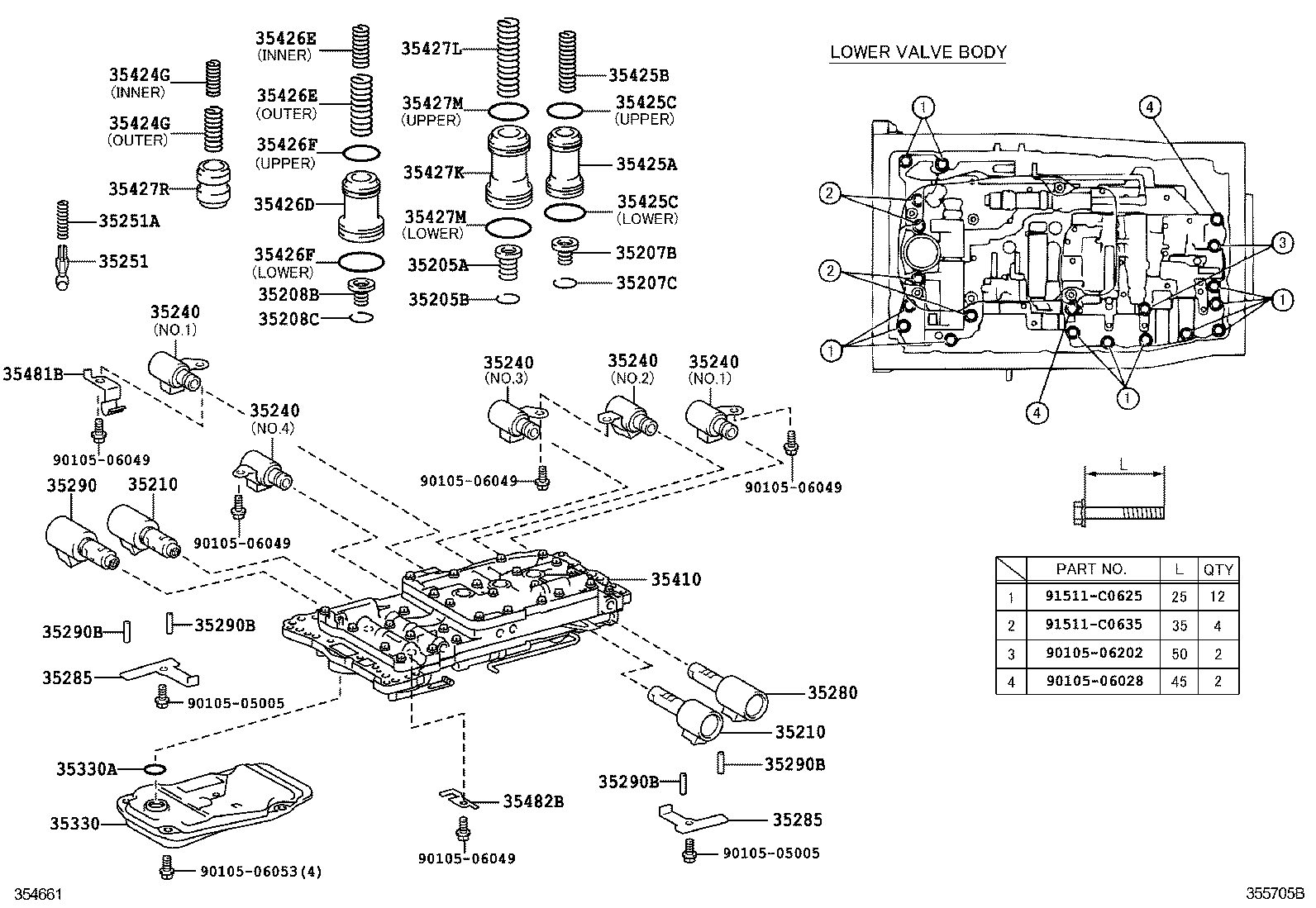  IS250 350 |  VALVE BODY OIL STRAINER ATM