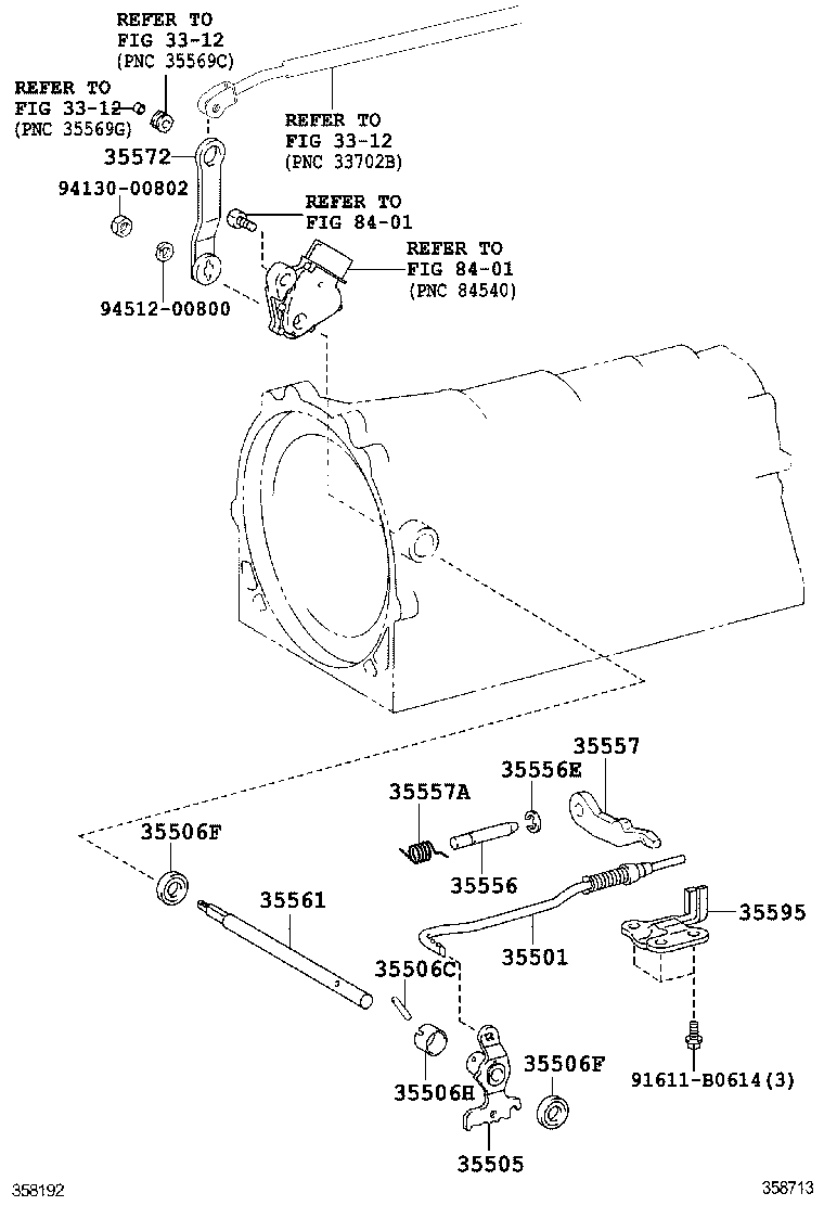  IS250 350 300H |  THROTTLE LINK VALVE LEVER ATM