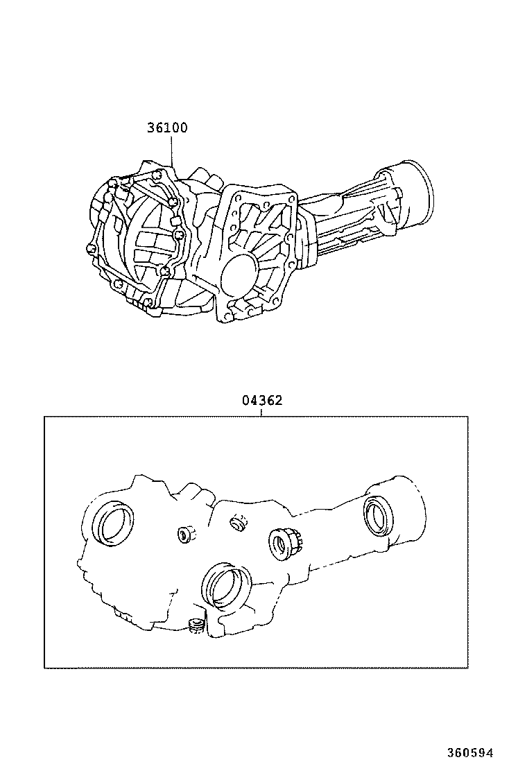  RX270 350 450H |  TRANSFER ASSEMBLY GASKET KIT