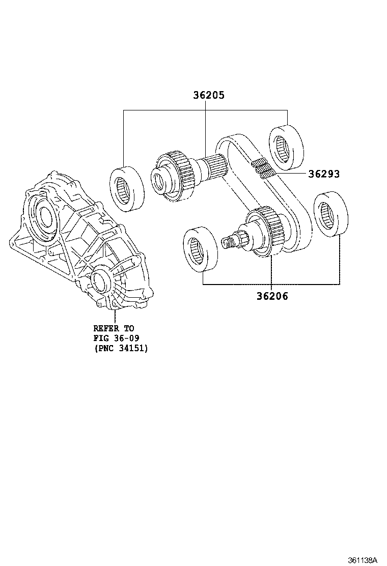  IS250 350 |  TRANSFER GEAR