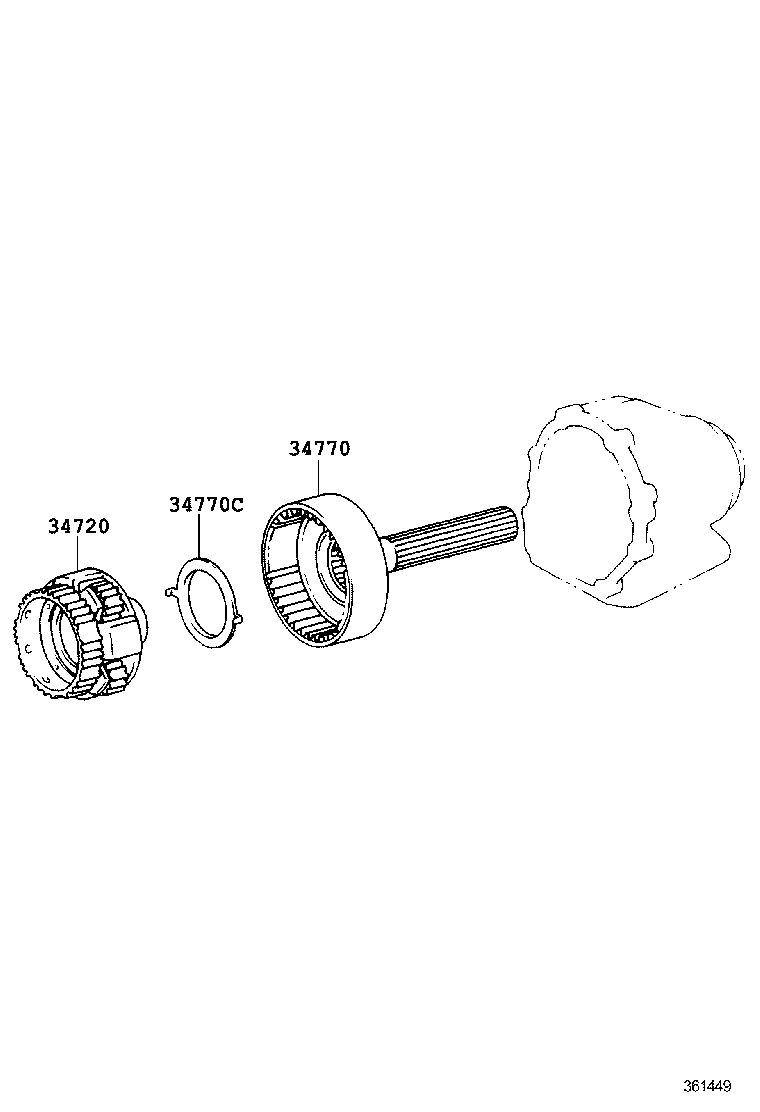  CROWN |  FRONT DRIVE CLUTCH GEAR