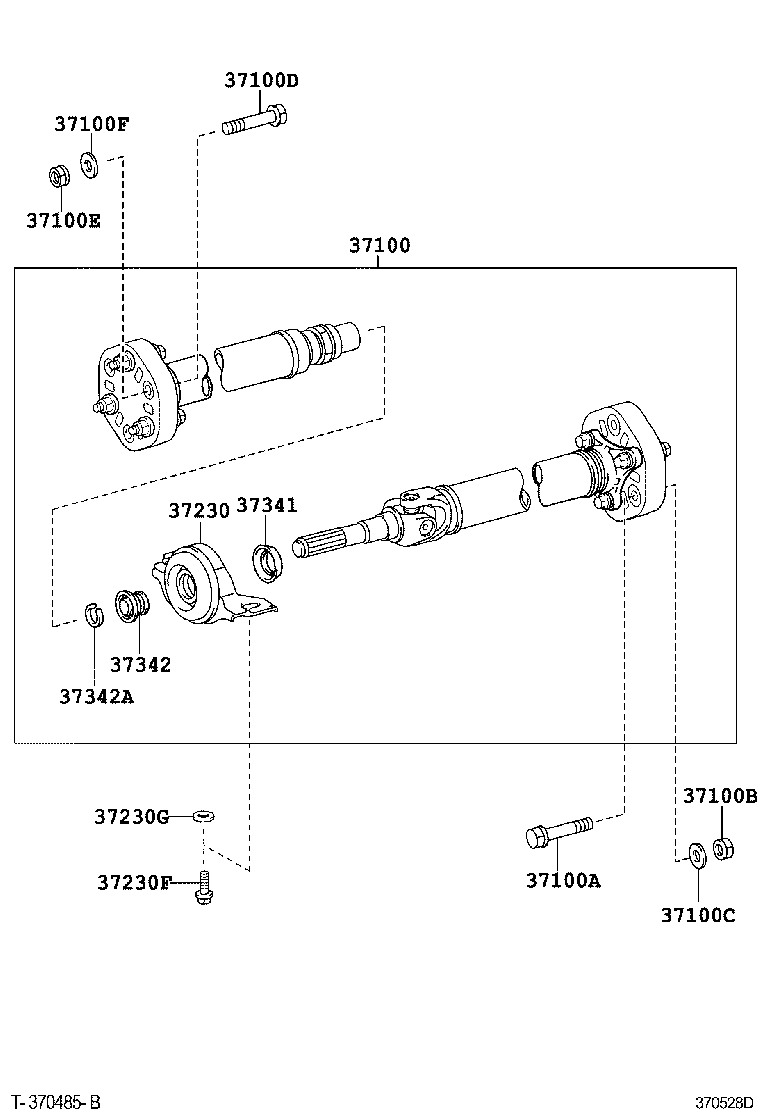  CROWN MAJESTA |  PROPELLER SHAFT UNIVERSAL JOINT