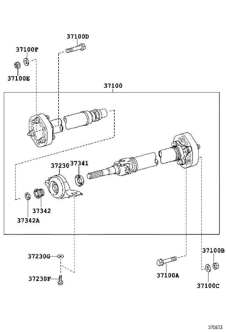  IS F |  PROPELLER SHAFT UNIVERSAL JOINT