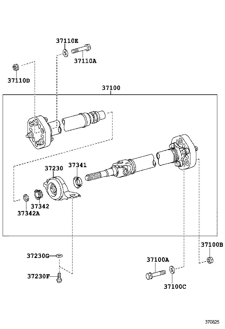  IS250 350 300H |  PROPELLER SHAFT UNIVERSAL JOINT