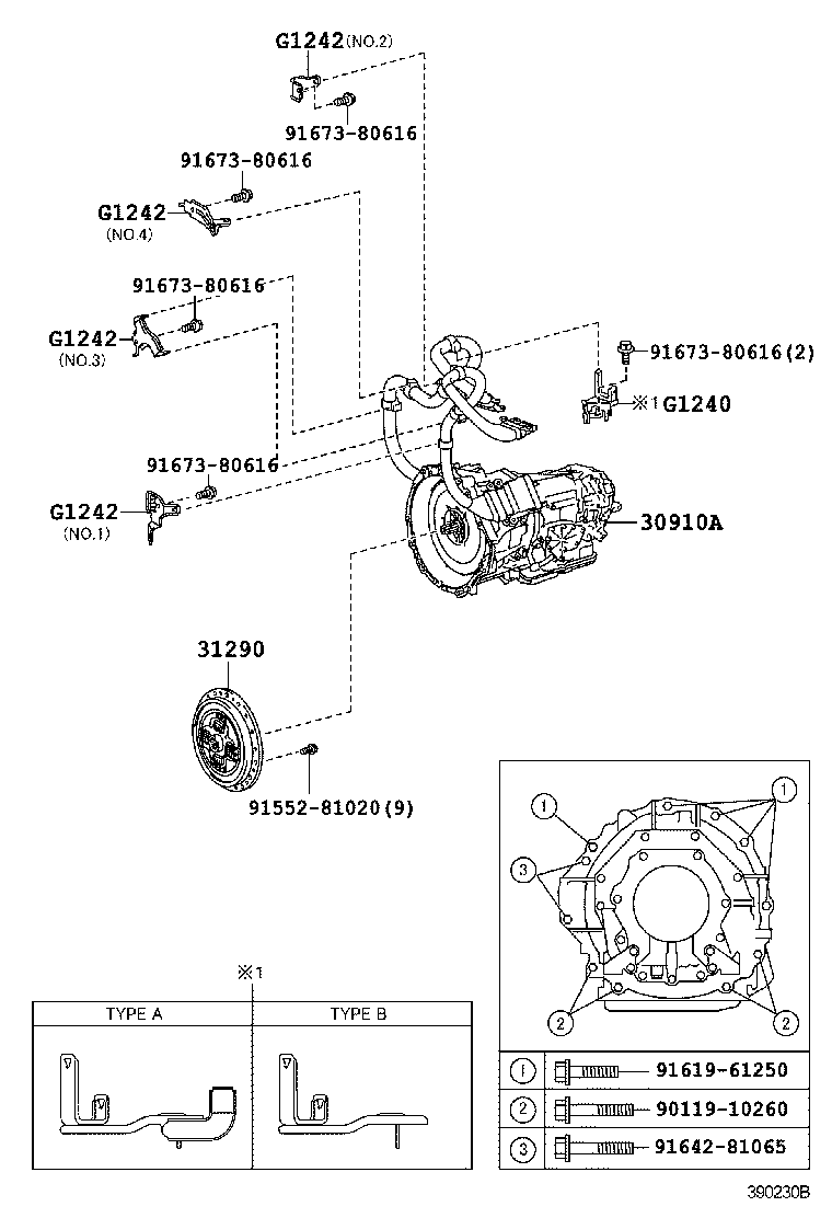  GS250 350 450H |  TRANSAXLE ASSY HYBRID VEHICLE