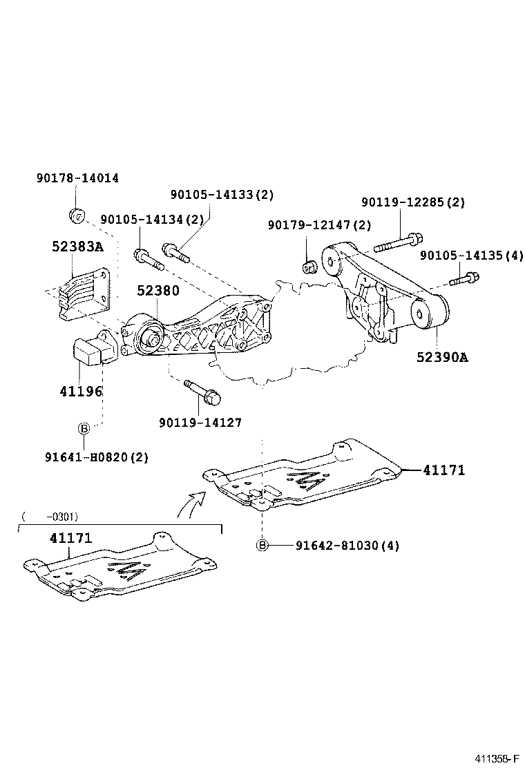  IPSUM |  REAR AXLE HOUSING DIFFERENTIAL