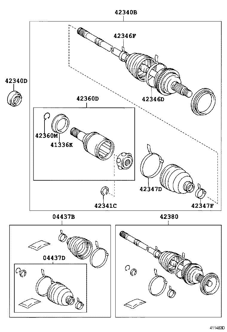  SIENTA |  REAR AXLE SHAFT HUB