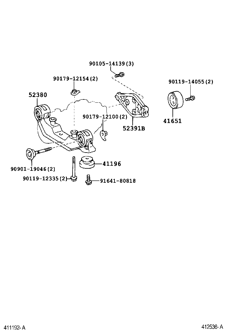  COROLLA AXIO FIELDER |  REAR AXLE HOUSING DIFFERENTIAL