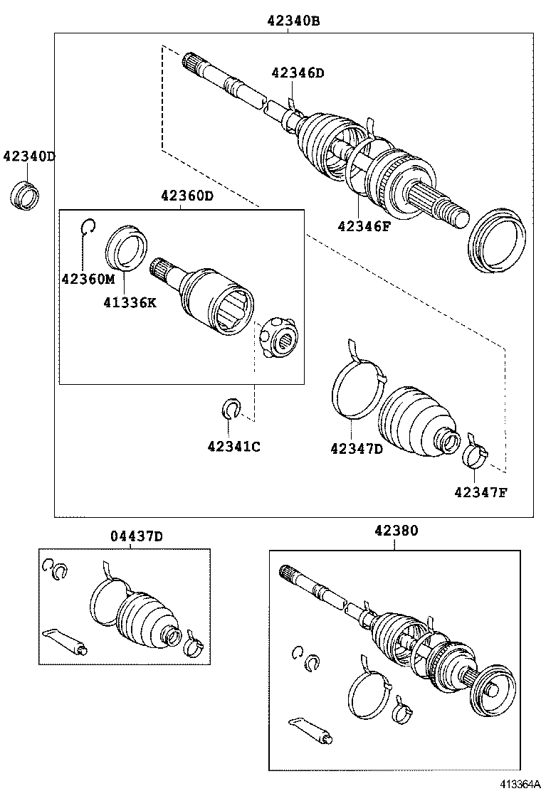  RACTIS |  REAR AXLE SHAFT HUB