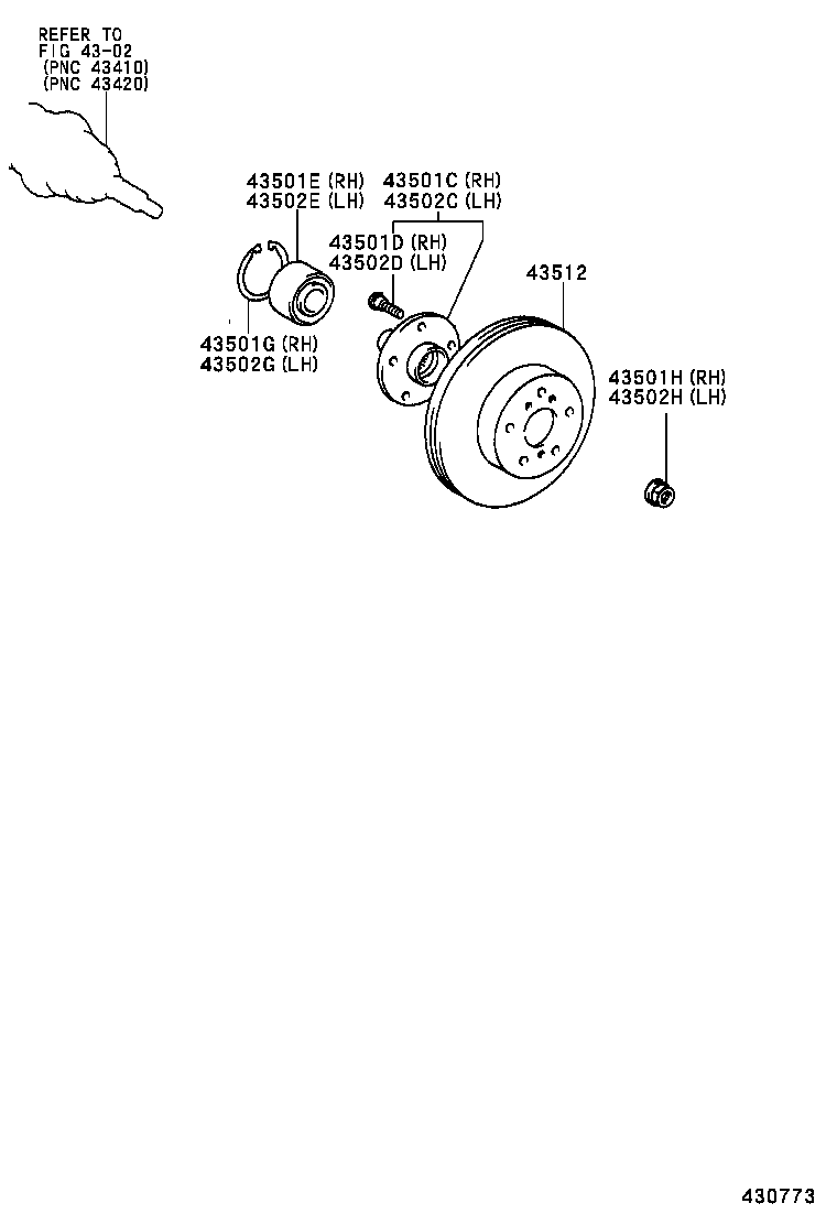  IPSUM |  FRONT AXLE HUB