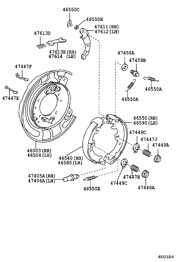  IPSUM |  PARKING BRAKE CABLE