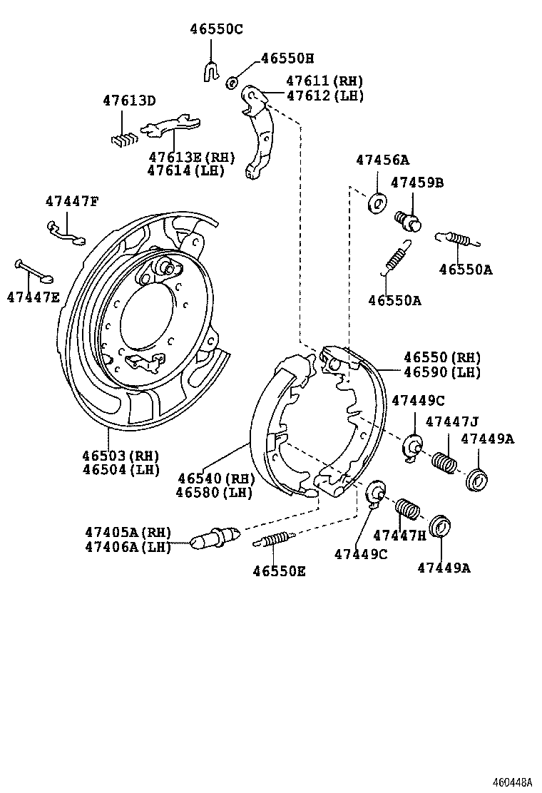  ALPHARD G V |  PARKING BRAKE CABLE