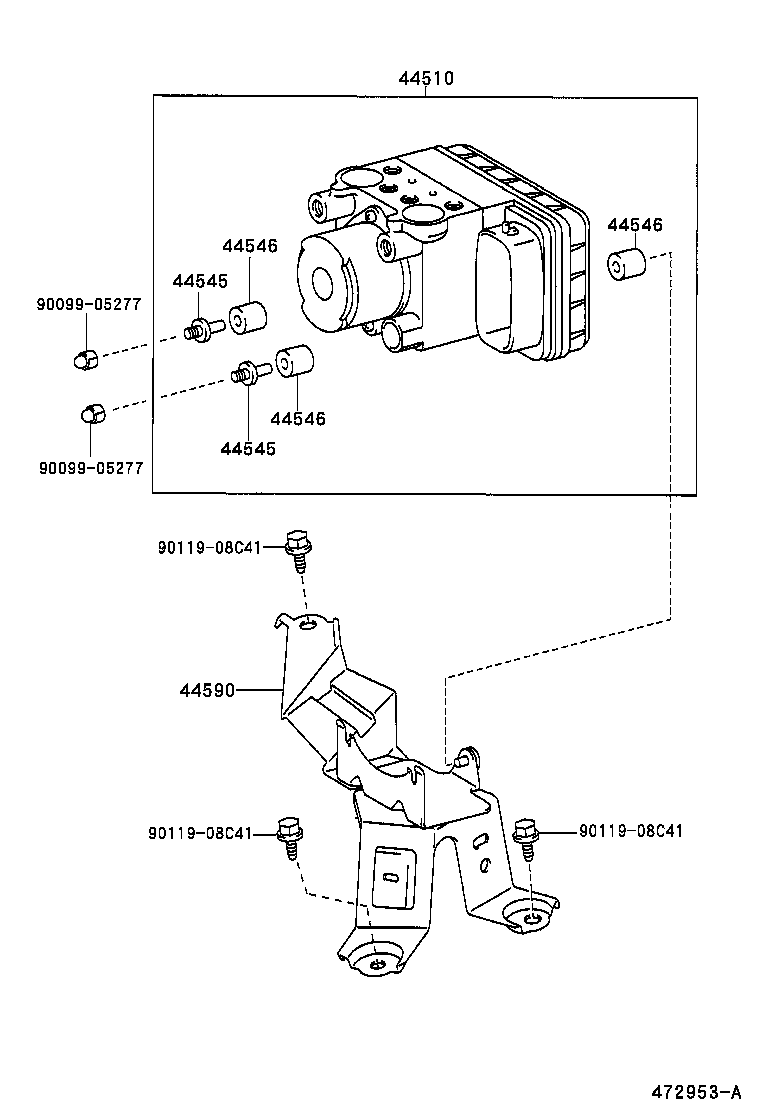  ALPHARD G V |  BRAKE TUBE CLAMP