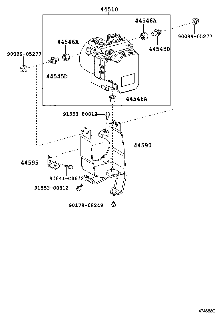  IS250 350 |  BRAKE TUBE CLAMP