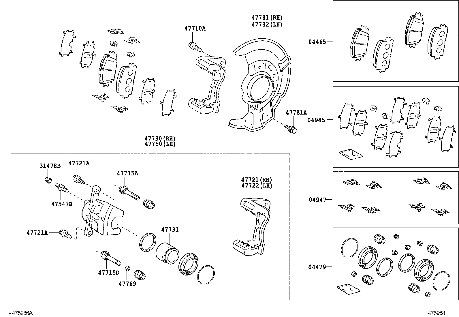  PREMIO ALLION |  FRONT DISC BRAKE CALIPER DUST COVER
