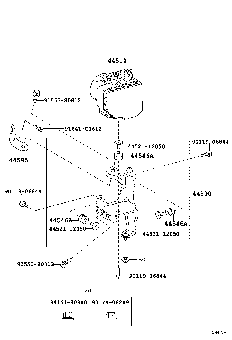  IS250C 350C |  BRAKE TUBE CLAMP