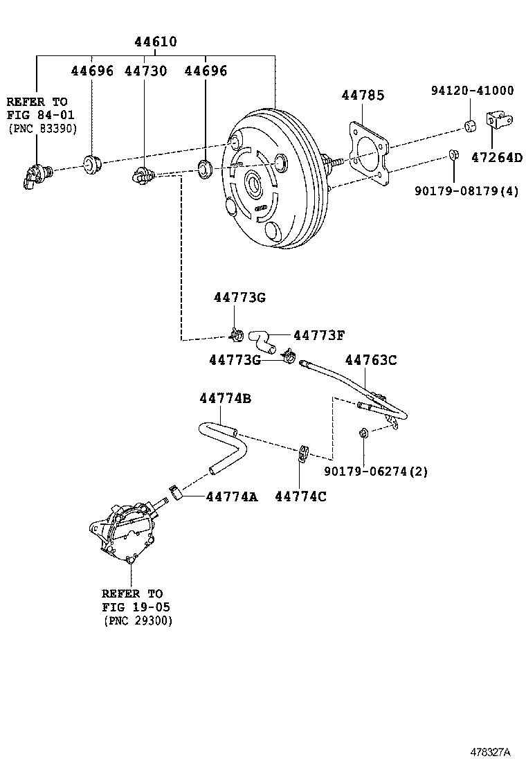  WISH |  BRAKE BOOSTER VACUUM TUBE