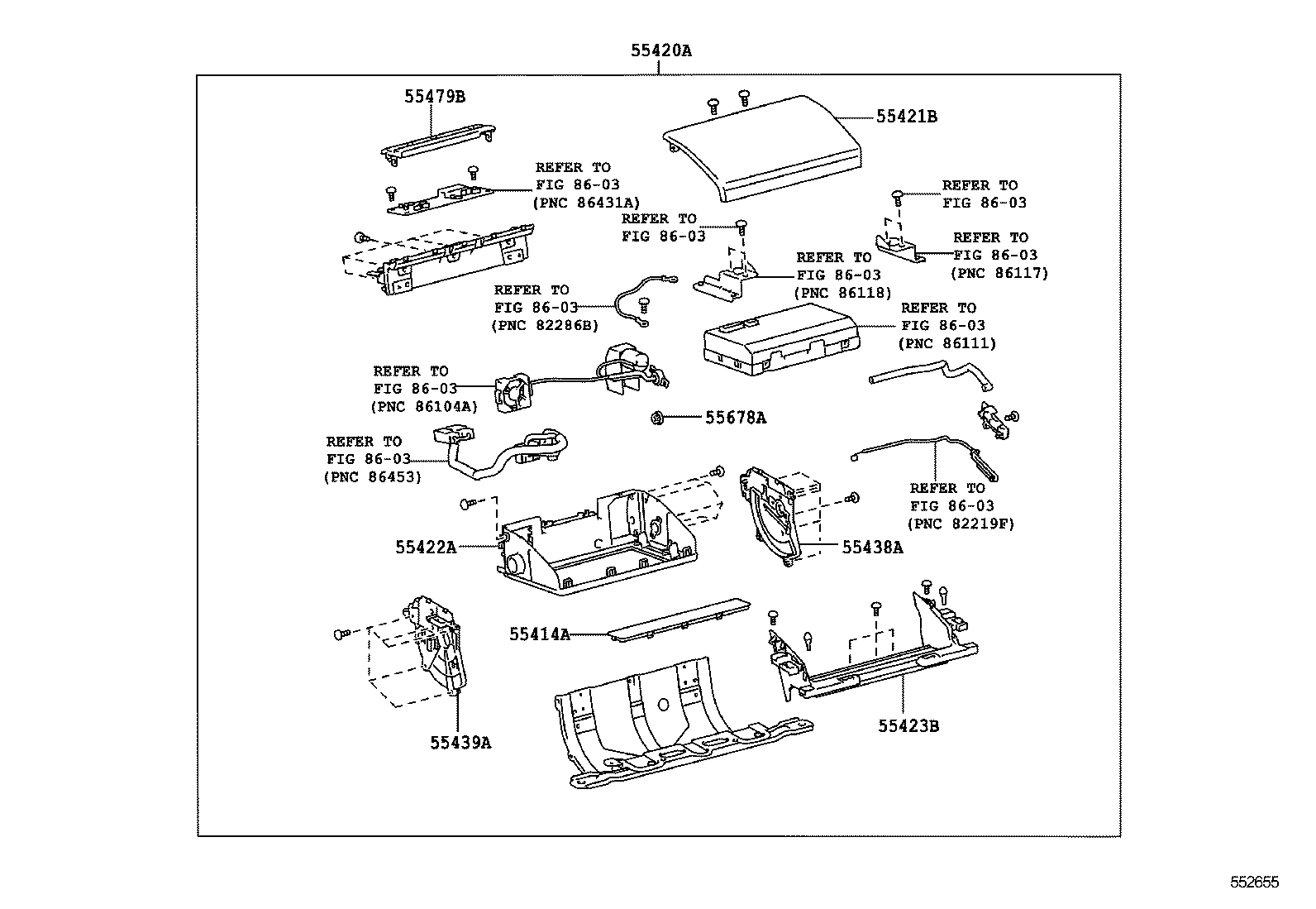  CT200H |  INSTRUMENT PANEL GLOVE COMPARTMENT