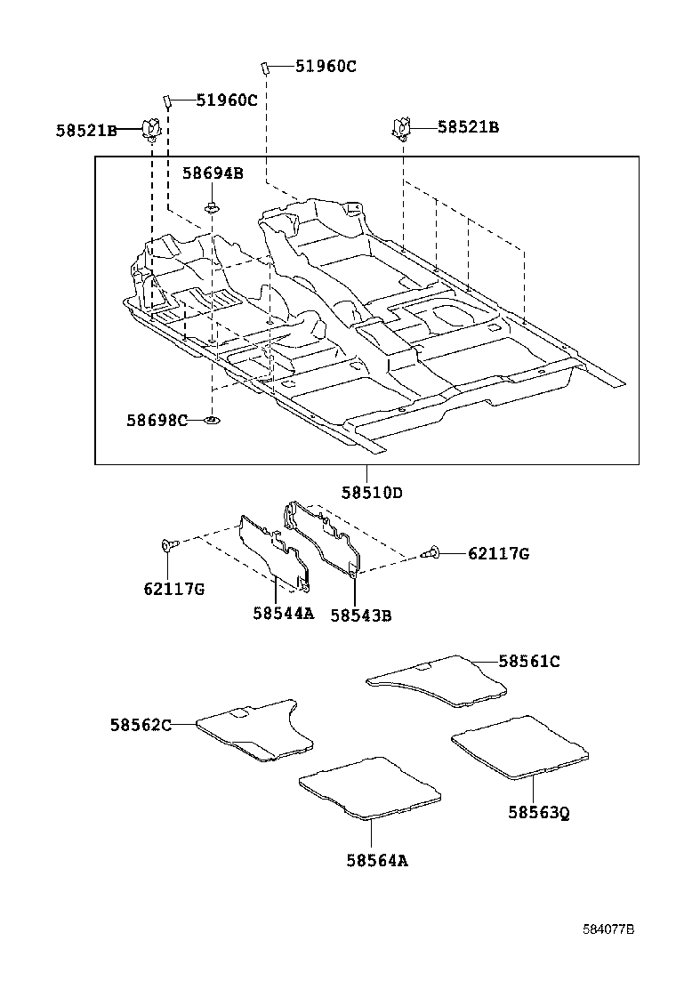  CAMRY HYBRID |  MAT CARPET