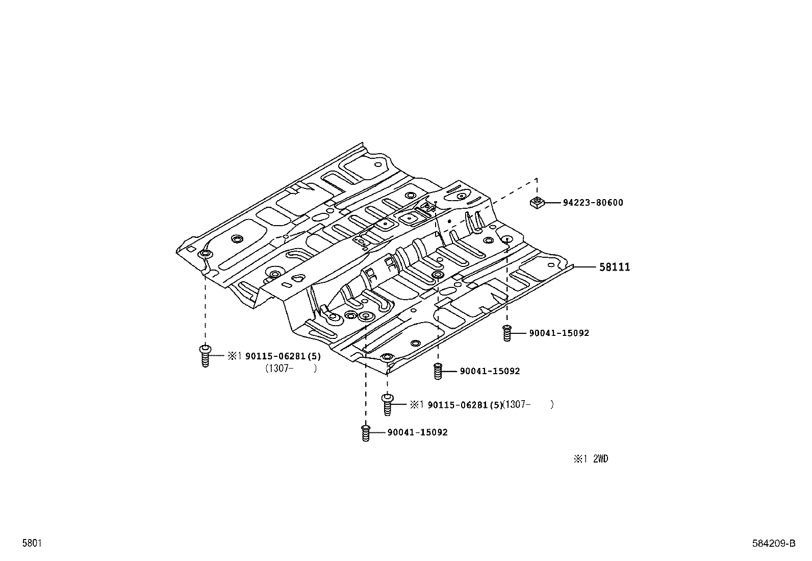  PIXIS EPOCH |  FLOOR PAN LOWER BACK PANEL