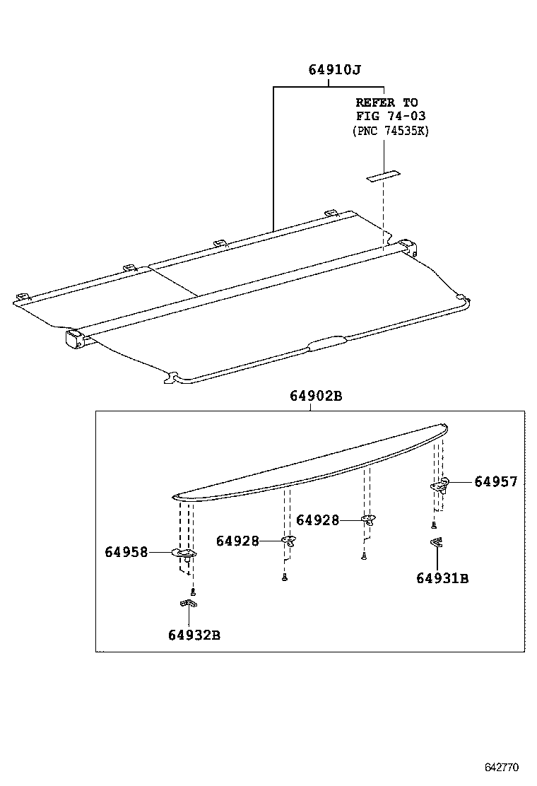  RX270 350 450H |  DECK BOARD DECK TRIM COVER