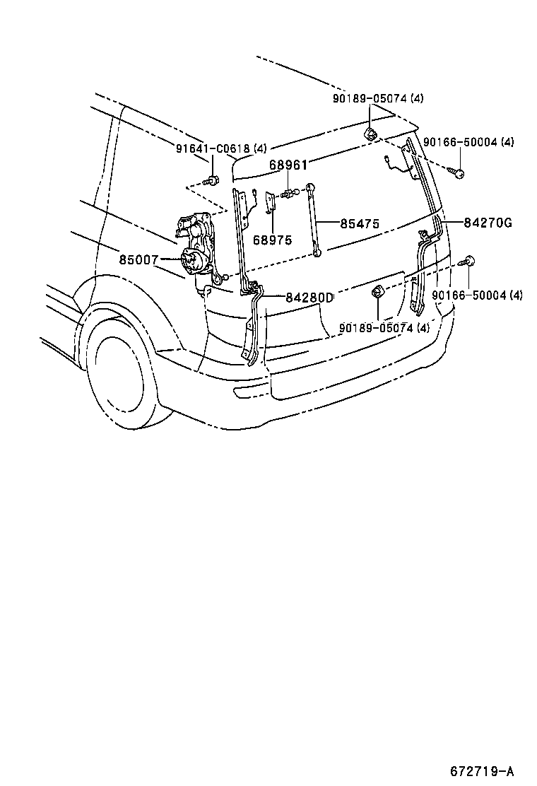  ALPHARD G V |  BACK DOOR LOCK HINGE