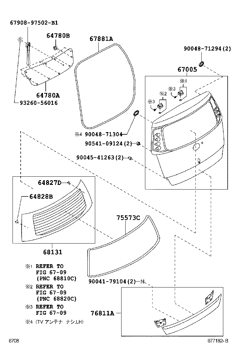  BB |  BACK DOOR PANEL GLASS