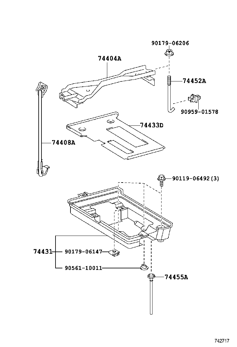  IS250C 350C |  BATTERY CARRIER