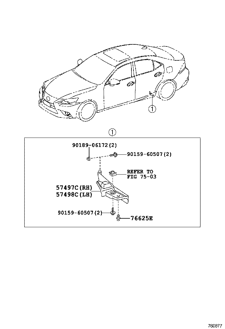  IS250 350 300H |  MUDGUARD SPOILER