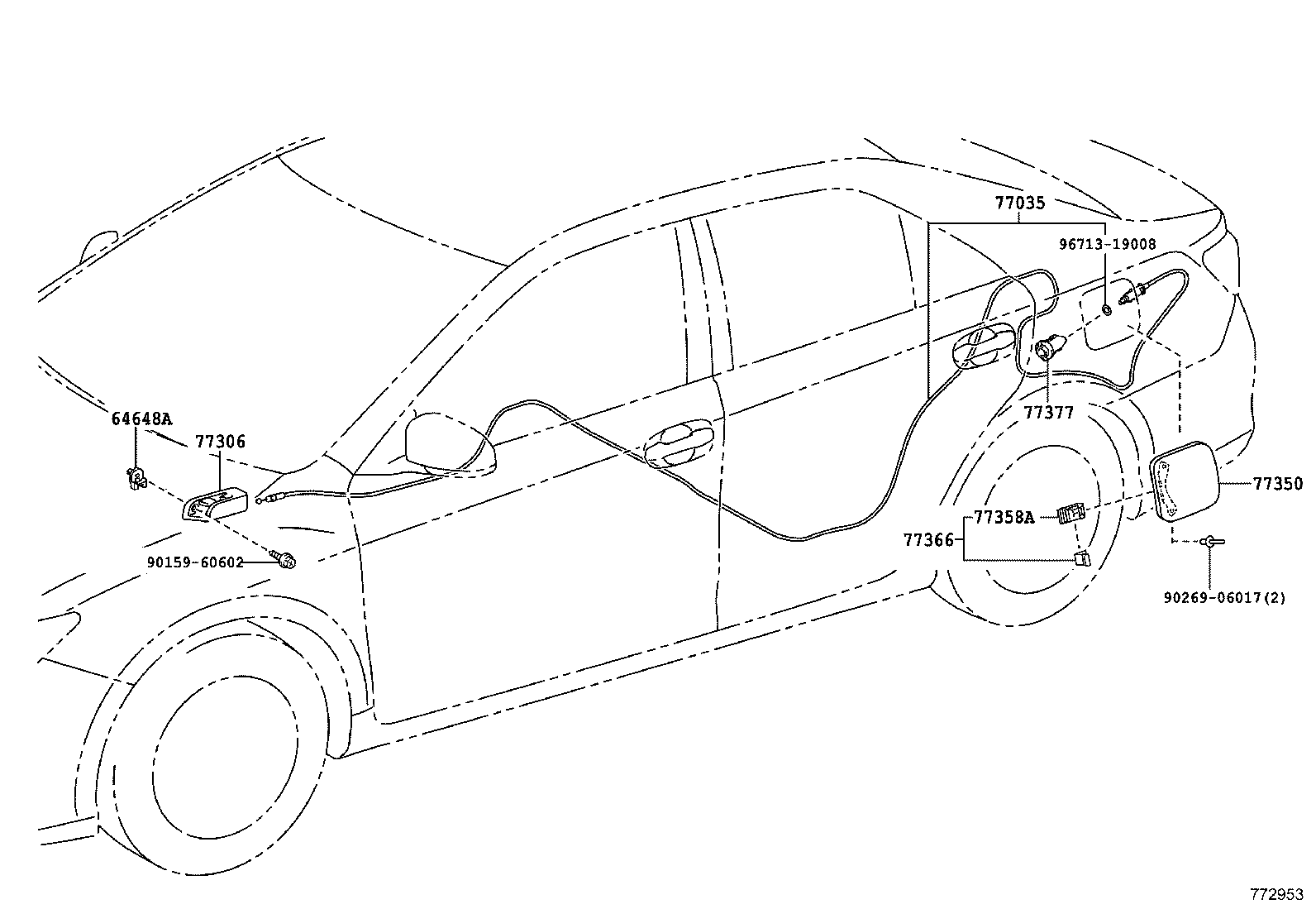  CAMRY HYBRID |  FUEL TANK TUBE