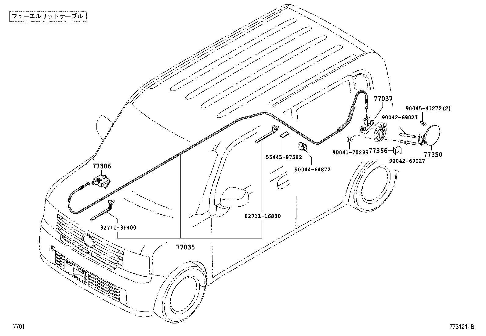  PIXIS SPACE |  FUEL TANK TUBE