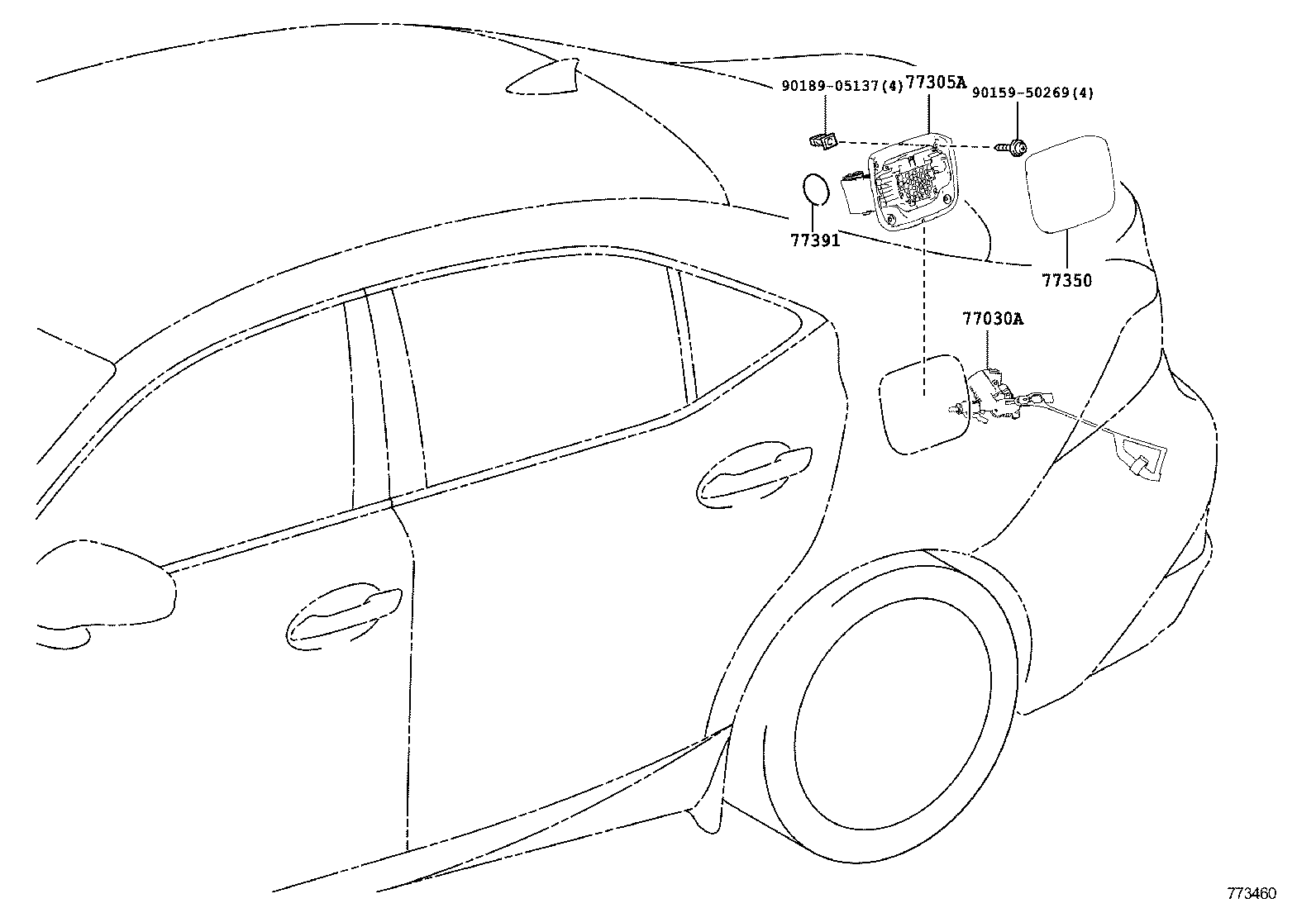  IS250 350 300H |  FUEL TANK TUBE