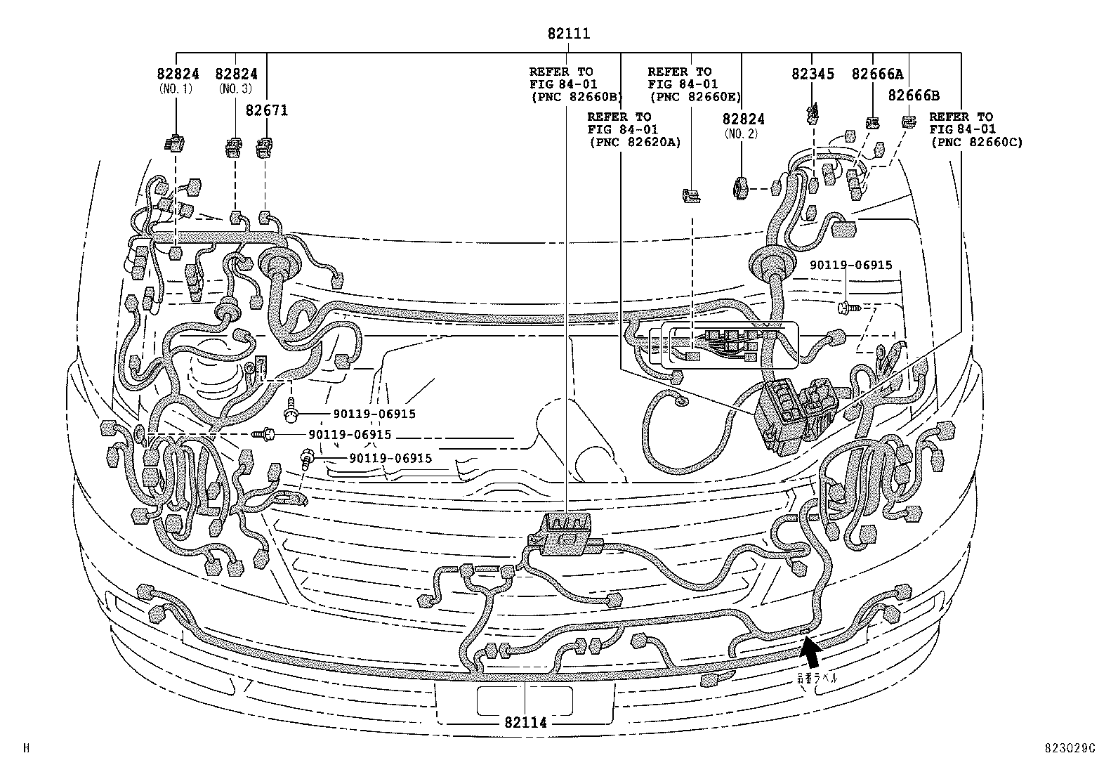  ALPHARD G V |  WIRING CLAMP