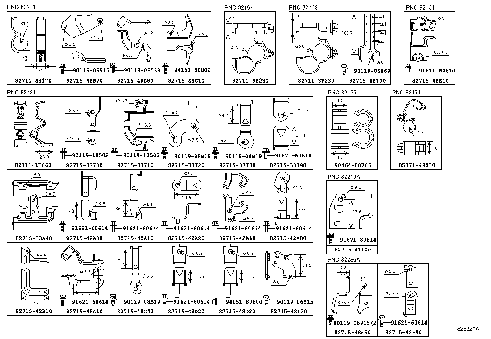  RX270 350 450H |  WIRING CLAMP